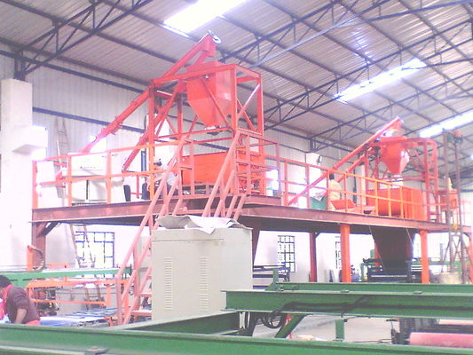 อุปกรณ์การผลิตแผงผนังสำหรับบอร์ดตกแต่งทนไฟ / ประตูกระดาษฟาง