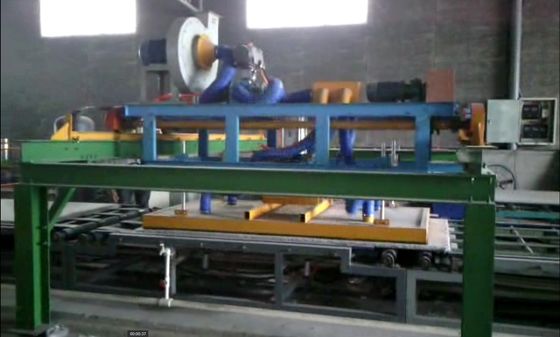 เครื่องจักรผลิตวัสดุก่อสร้างบอร์ด Mgo ขัดกระดาษทรายสำหรับแผงผนังน้ำหนักเบา