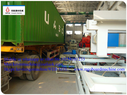 สายการผลิตแผ่น MgO กันไฟอัตโนมัติ อุปกรณ์ผลิตแผงผนัง