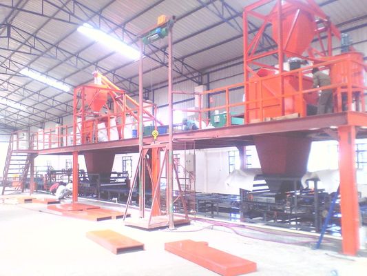 สายการผลิตแผงแซนวิชอายุการใช้งานยาวนาน แมกนีเซียมออกไซด์ และการผลิตบอร์ดไฟเบอร์ซีเมนต์