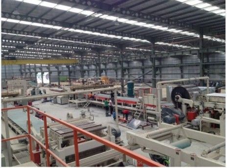 เครื่องจักรผลิตวัสดุก่อสร้างกันไฟ แผงแซนวิชโพลียูรีเทน