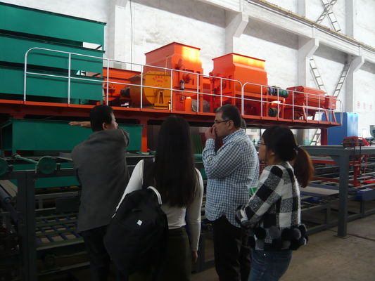 32KW พลังงานรวม เครื่องปานล์แซนวิช ระบบควบคุม PLC สายการผลิตแซนวิช