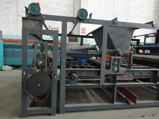 เครื่องทำแผ่นหลังคาตกแต่งพร้อมเทคโนโลยีการอัดรีดแบบลูกกลิ้งคู่