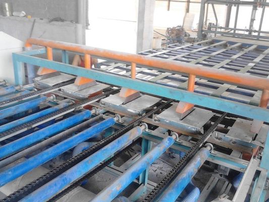 Straw Color Wave Roof Tile Making Machine for Mgo / Mgcl / Fiber Glass Mesh Raw Material