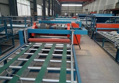 สายการผลิตแผ่น MgO สําหรับแผ่นผนังป้องกันไฟชั้น A ที่ไม่ใช้อะไบสเตส