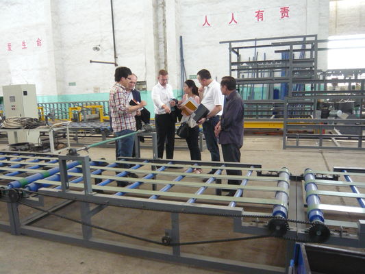 Adjustable Thick Roof Sheet Forming Machine , Roller Extruding Tiles Manufacturing Machine