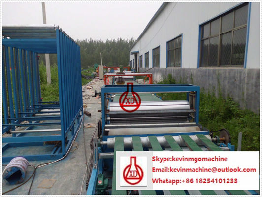 Glass Magnesium Wall Panel Machine ,  50HZ 380V Sandwich Panel Machine 
