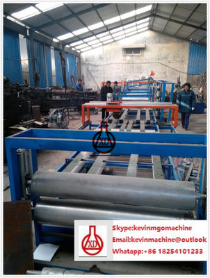 เครื่องทำบอร์ดลูกฟูกอัตโนมัติเต็มรูปแบบสำหรับบอร์ดผนังแมกนีเซียมออกไซด์