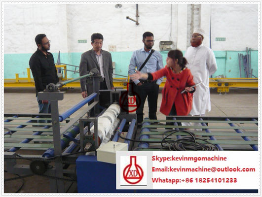 Mgo Board Production Line , Dual Channel Roll Style System Lightweight Wall Panel Machine 