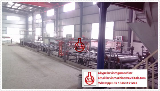 เครื่องขึ้นรูปแผงผนังสำหรับบอร์ด MGO ความหนาแน่นสูง / บอร์ดแมกนีเซียมออกไซด์กันไฟ