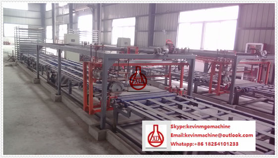 เครื่องขึ้นรูปแผงผนังสำหรับบอร์ด MGO ความหนาแน่นสูง / บอร์ดแมกนีเซียมออกไซด์กันไฟ