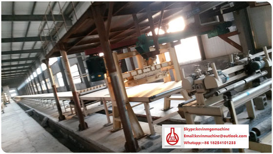 สายการผลิตแผ่น MgO ความเข้มข้นสูงด้วยเทคโนโลยีการบดแบบม้วนคู่