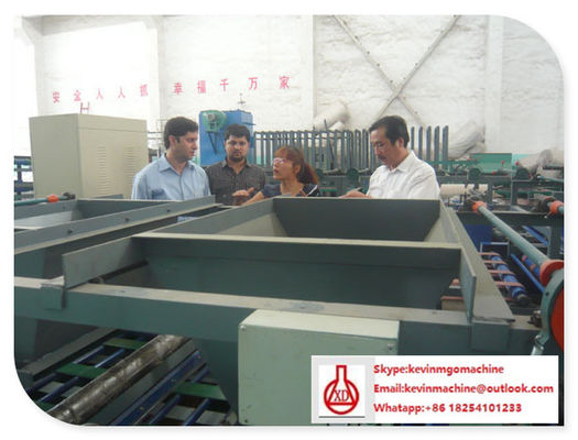 สายการผลิตบอร์ด MgO สำหรับบอร์ดความยาว 2.4 ม. - 3.6 ม. ความหนา 3 มม. - 25 มม.