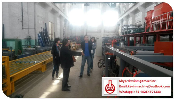 เครื่องจักรผลิตวัสดุก่อสร้างขึ้นรูปอาคาร กำลังผลิตสูง อัตโนมัติเต็มรูปแบบ