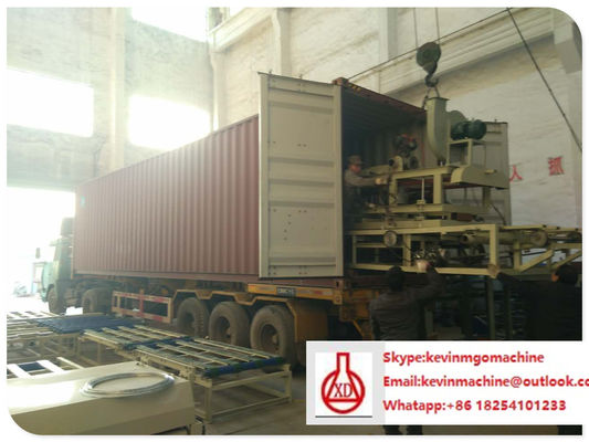 อัตโนมัติเต็ม Mgo / Mgcl / สายใยวัสดุหลังคา Roll Forming Machine ประหยัดพลังงาน