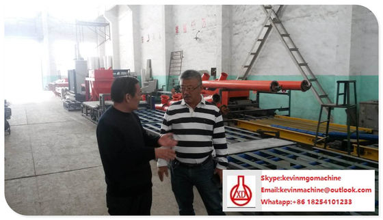 อัตโนมัติเต็ม Mgo / Mgcl / สายใยวัสดุหลังคา Roll Forming Machine ประหยัดพลังงาน