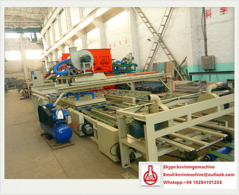 สายการผลิตแผงแซนวิช EPS อัตโนมัติสำหรับบอร์ด MGO / ซีเมนต์ / ผงขี้เลื่อย