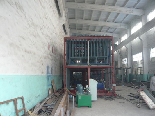 เครื่องขึ้นรูปแผ่นหลังคาหนา 3 มม. - 6 มม. , เครื่องกดกระเบื้องกึ่งอัตโนมัติ