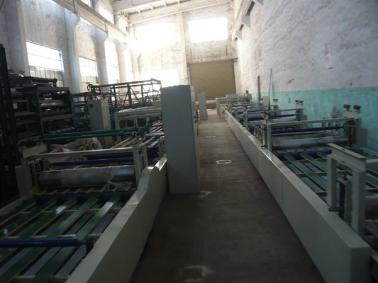 เครื่องทำวัสดุก่อสร้างแผ่นแมกนีเซียมออกไซด์ไฟเบอร์กลาสกึ่งอัตโนมัติ  ความจุสูง  1500 แผ่น