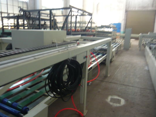 เครื่องทำวัสดุก่อสร้างแผ่นแมกนีเซียมออกไซด์ไฟเบอร์กลาสกึ่งอัตโนมัติ  ความจุสูง  1500 แผ่น