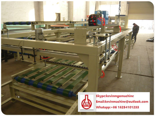 เครื่องขึ้นรูปแผ่นหลังคา, อุปกรณ์การผลิตแผงผนังแซนวิชกลวง Mgo