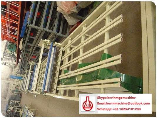 เครื่องขึ้นรูปแผงผนังไฟเบอร์ซีเมนต์แบบแซนวิชกลวง 4 - 25 มม.