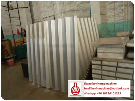 เครื่องทำแผ่นผนังกันไฟน้ำหนักเบาด้วยเทคโนโลยีการอัดรีดแบบลูกกลิ้งคู่