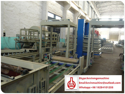 สายการผลิตแผ่นผนังแซนวิชโฮลล์ MgO Board ที่มีศักยภาพผลิต 2500 แผ่น