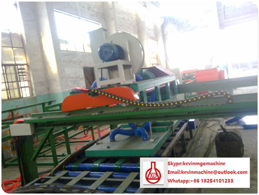 สายการผลิตแผงผนัง MgO Board พร้อมกระบวนการทากาว ปิดผิว อบแห้ง