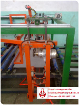 สายการผลิตแผงผนัง MgO Board พร้อมกระบวนการทากาว ปิดผิว อบแห้ง