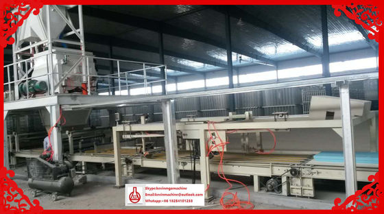 สายการผลิตแผ่นแมกนีเซียมออกไซด์บอร์ด , เครื่องทำแผ่นยิปซัมแบบหมุนอัตโนมัติ