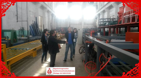 สายการผลิตแผ่น MgO ระบบผสมแบบอัตโนมัติเต็ม เครื่องผลิตแผ่นไพสต์