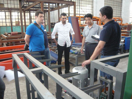 สายการผลิตแผ่นมะกนีเซียมออกไซด์แบบครึ่งอัตโนมัติ สําหรับการผลิตแผ่น MgO