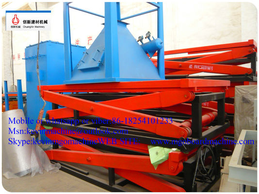 ความดันเย็น สองด้านทรง MgO บอร์ดสายการผลิต สําหรับวัสดุการก่อสร้างบอร์ด