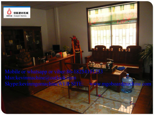 สายการผลิตแผ่น MgO อัตโนมัติ ความหนา 2 - 25 มม. พร้อมความยาวไม่จำกัด และความกว้าง 1.3 เมตร