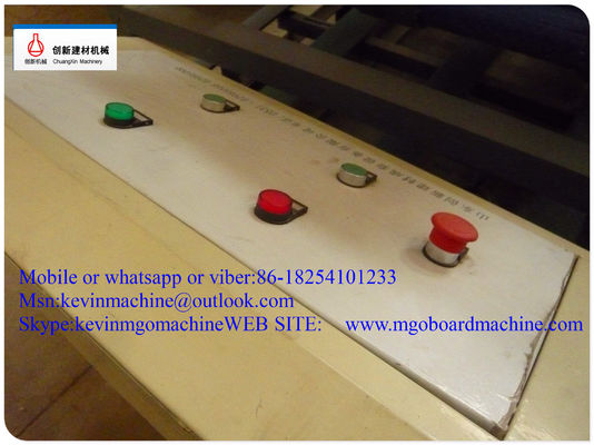 สายการผลิตแผ่น MgO อัตโนมัติเต็มรูปแบบสำหรับการตกแต่งภายใน / วัสดุเหล็ก