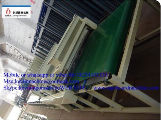 สายการผลิตแผ่น MgO แบบกึ่งอัตโนมัติ/อัตโนมัติเต็มรูปแบบ 50HZ สำหรับวัสดุก่อสร้าง