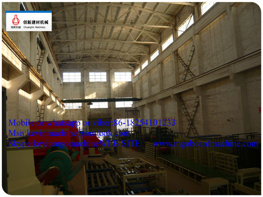 เครื่องทำแผงผนังแมกนีเซียมออกไซด์กว้าง 1300 มม. พร้อมสายพานสกรู