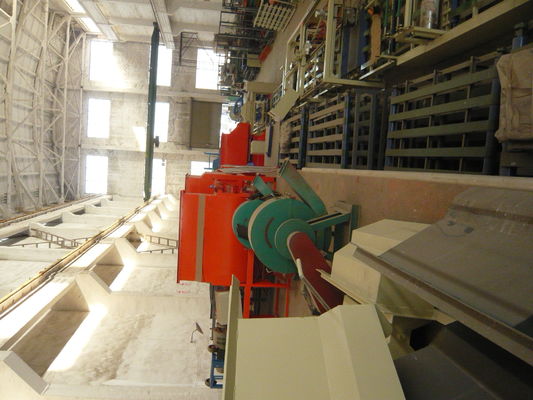 เครื่องทำกระเบื้องหลังคาลูกฟูกกันไฟ เครื่องขึ้นรูปแผ่นหลังคาตกแต่ง