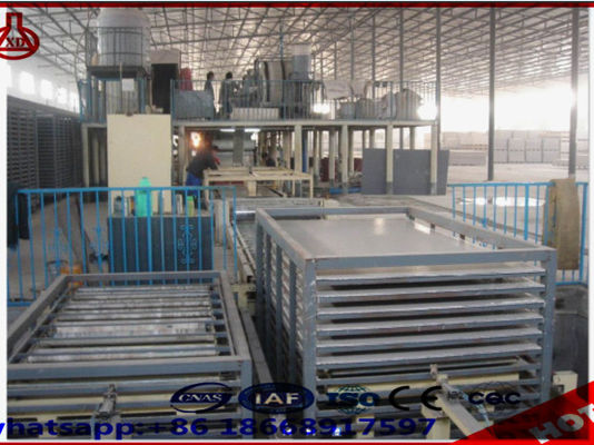 800 Sheet / Shift Noncombustible Mgo Board Production Line สําหรับการตกแต่งภายใน