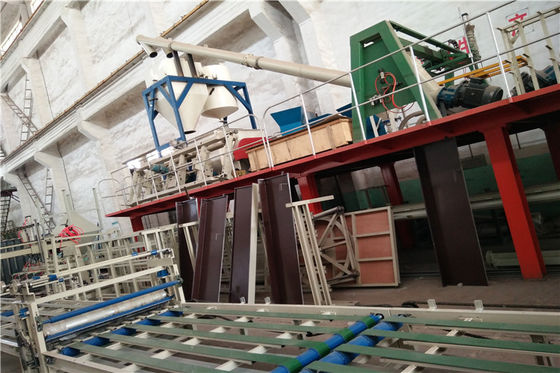 สายการผลิตเครื่องทำแผ่นยิปซัมทนไฟแมกนีเซียมออกไซด์ (Mgo) อัตโนมัติ