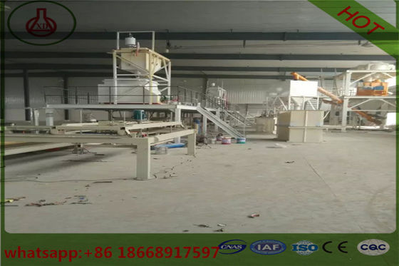 สายการผลิตแผ่นไฟเบอร์ซีเมนต์ภายนอกสำหรับบ้านสำเร็จรูป น้ำหนักเบา