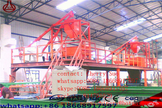 เครื่องทำแผงผนัง Mgo คอนกรีตสำเร็จรูป ประสิทธิภาพสูงและเสียงรบกวนต่ำ