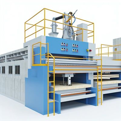 ความแข็งแกร่งความยืดหยุ่นสูง เครื่องผลิตแผ่นซีเมนต์ที่กําหนดเอง การปล่อยฟอร์มาลเดฮีด ≤1.5mg/L และการดูดซึมน้ํา ≤10%