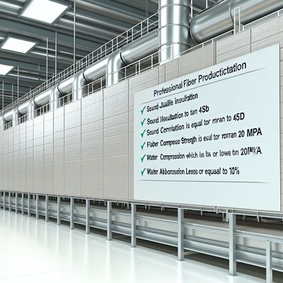 สายการผลิตแผ่นซีเมนต์เส้นใยกันเสียงความแข็งแรงสูง ความแข็งแรงในการบด ≥ 20Mpa และการดูดซึมน้ําต่ํา