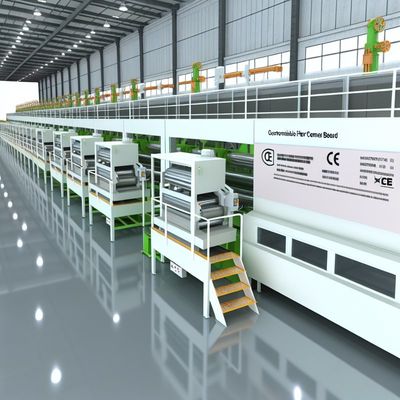 สายการผลิตแผ่นไฟเบอร์ซีเมนต์ที่ปรับแต่งได้ ทนทานต่อความชื้น พร้อมความแข็งแรงอัดสูง