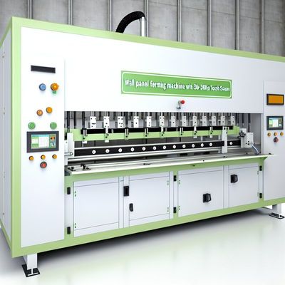 เครื่องขึ้นรูปแผงผนังพร้อมหน้าจอสัมผัส Delta, 380V 50Hz