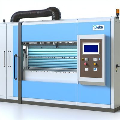 เครื่องขึ้นรูปแผงผนังพร้อมหน้าจอสัมผัส Delta, 380V 50Hz