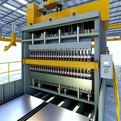 เครื่องทําแผ่นผนังการก่อสร้างอย่างรวดเร็ว 380V ด้วยความหนาของวัสดุ 0.3-0.8 มม