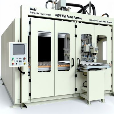 เครื่องปั้นแผ่นผนัง 380 วอลล์ พร้อมจอสัมผัส Delta & การให้อาหารอัตโนมัติ